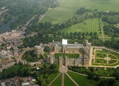 Vista aérea del Castillo de Windsor