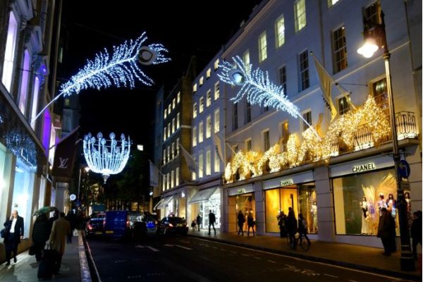 Recorrido nocturno por las luces de Navidad de Londres